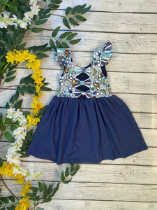 Bees Bow Back Dress